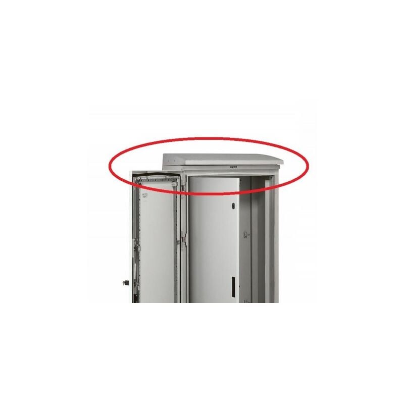 Legrand - Toit pour armoire Marina largeur 800mm et profondeur 400mm - RAL7035 036297