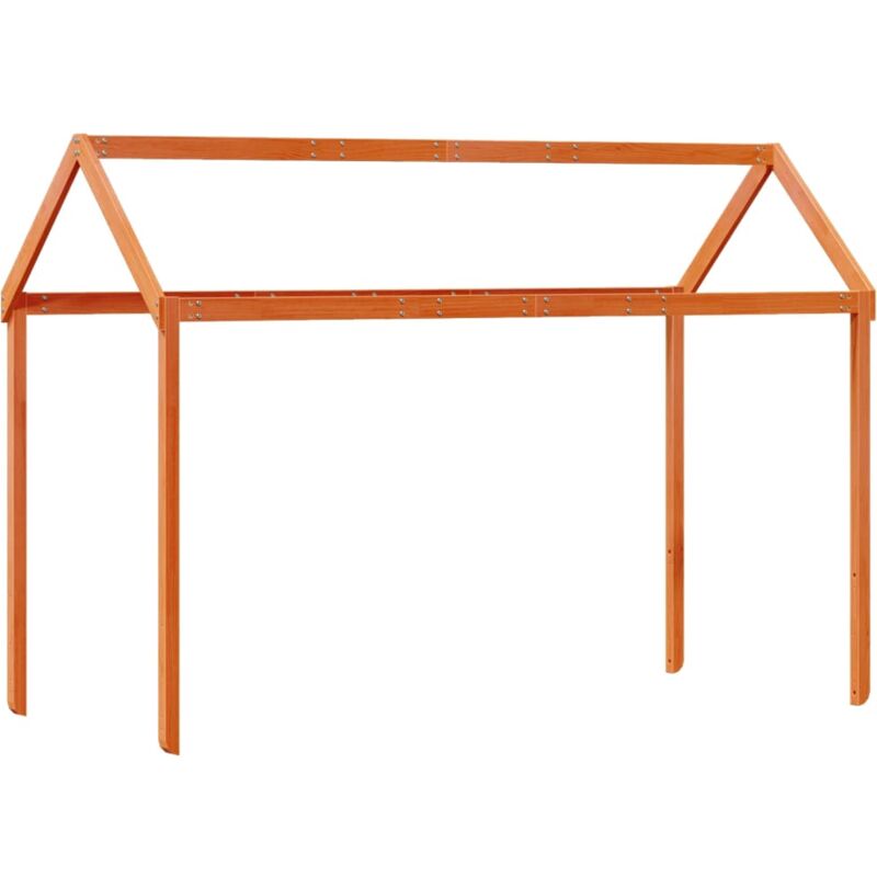 Toit de lit pour enfants 217x95,5x159 cm bois de pin massif