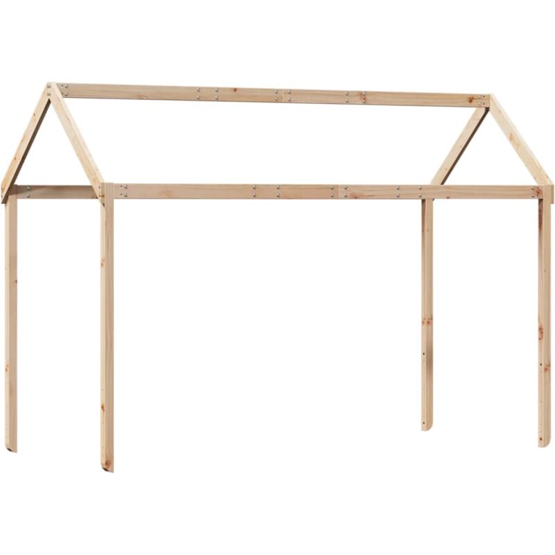 Toit de lit pour enfants 207x80,5x151,5 cm bois de pin massif - Vidaxl