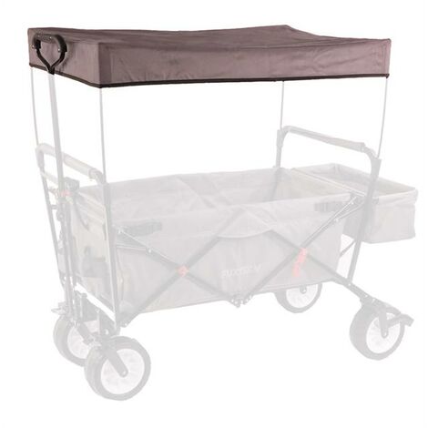 Toit de protection solaire gris - FUXTEC - Chariot Wild et City Cruiser