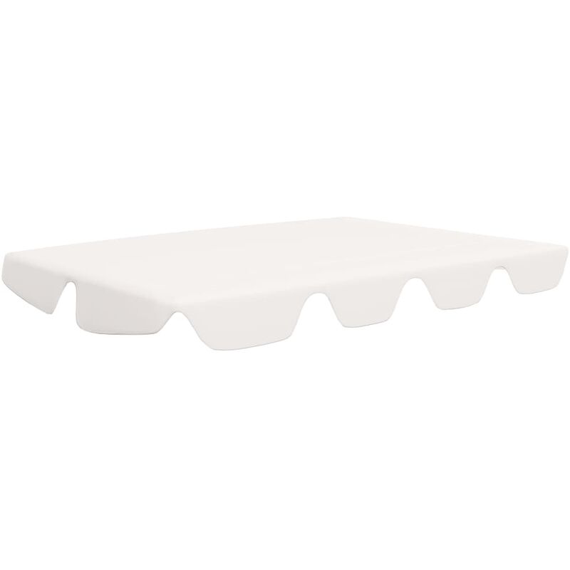 Vidaxl - Toit de rechange balançoire de jardin Blanc 192x147 cm 270 g/m²