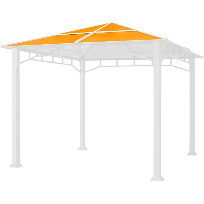 Plaques de remplacement pour le toit pour tonnelle de jardin Toolport Sunset Deluxe 3x3 m, Hardtop