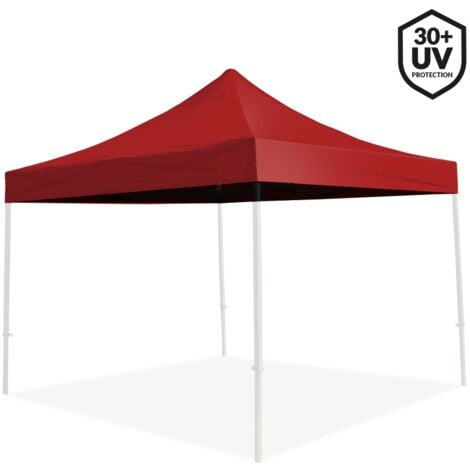 Toit de rechange pour tonnelle pliante 3 x 3 professionnelle -  - Rouge