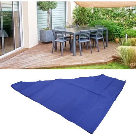 Toit de remplacement en tissu Oxford 420D pour tente, avec pieds droits, pour parasol publicitaire, bleu