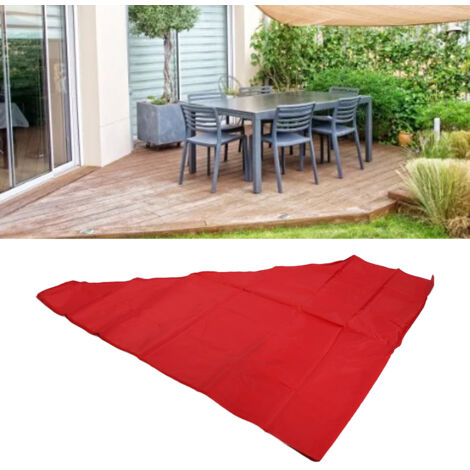 Toit de remplacement en tissu Oxford 420D pour tente, avec pieds droits, pour parasol publicitaire, rouge