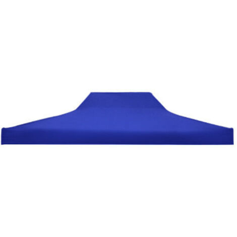 Toit de remplacement en tissu Oxford 420D Toit pliable résistant à la pluie et aux UV pour publicité et festivals Bleu