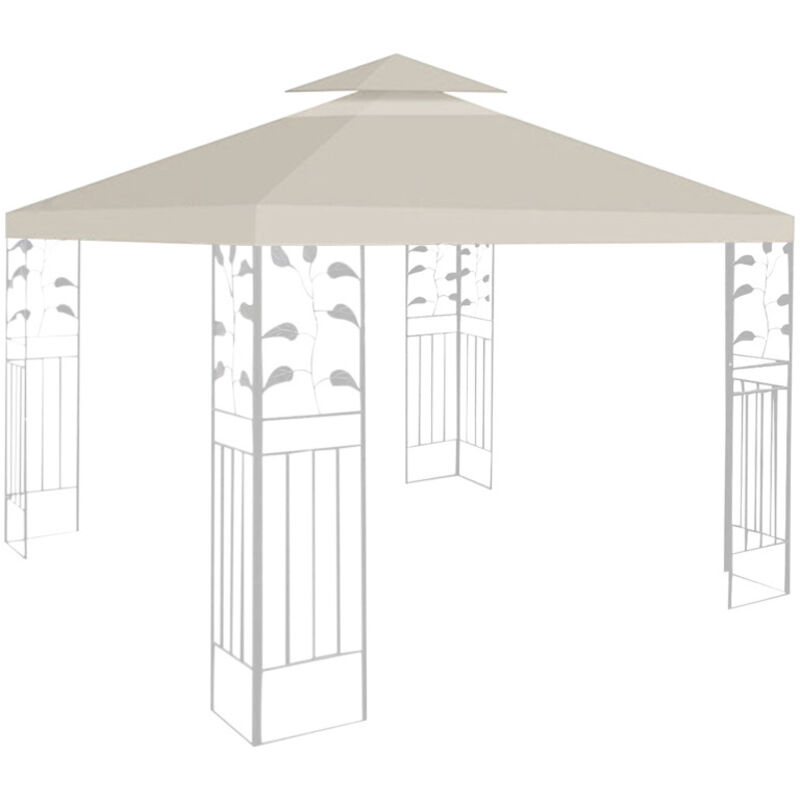 Toit de remplacement Toit de tente de réception Recouvrement de remplacement d'auvent 3x3M Swanew Toit de remplacement Toit de tente de réception