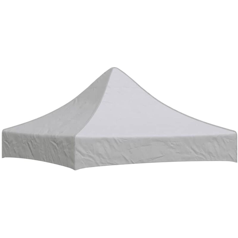 Toit de tente de réception 2x2 m Blanc 270 g/m²