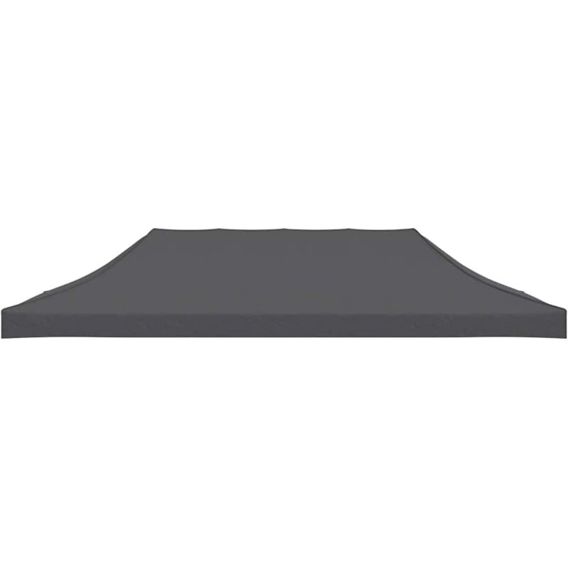 Toit de tente de réception 3 x 6 m Anthracite