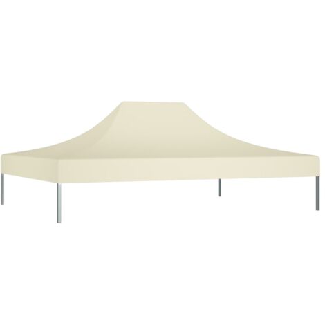 Toit de tente de réception, Toit de rechange pour tonnelle, 4x3 m Crème 270 g/m² OIB6678E