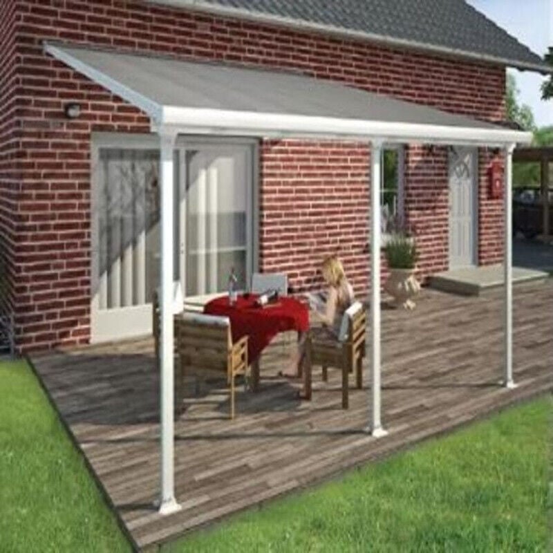 Toit Couv terrasse feria 4 x 4 m - Blanc