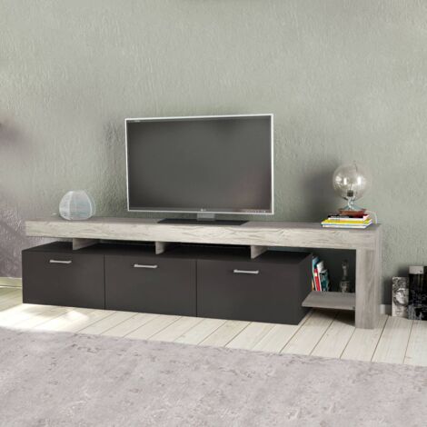 Porta TV Moderno MILANI HOME Con 3 Cassetti - Design Contemporaneo - Foto 12
