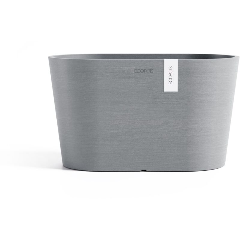 Ecopots Tokyo 30 Blumentopf – L 30 Cm X B 17 Cm X H 17 Cm – Grau – Innen- Und Außenbereich