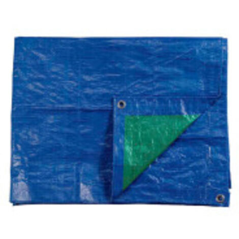 Toldo 8x12m de doble cara. color azul/verde. densidad 90g/m² edm