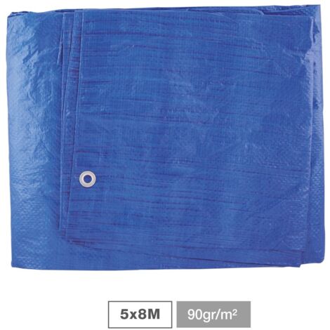 Toldo 90gr 5x8M Azul