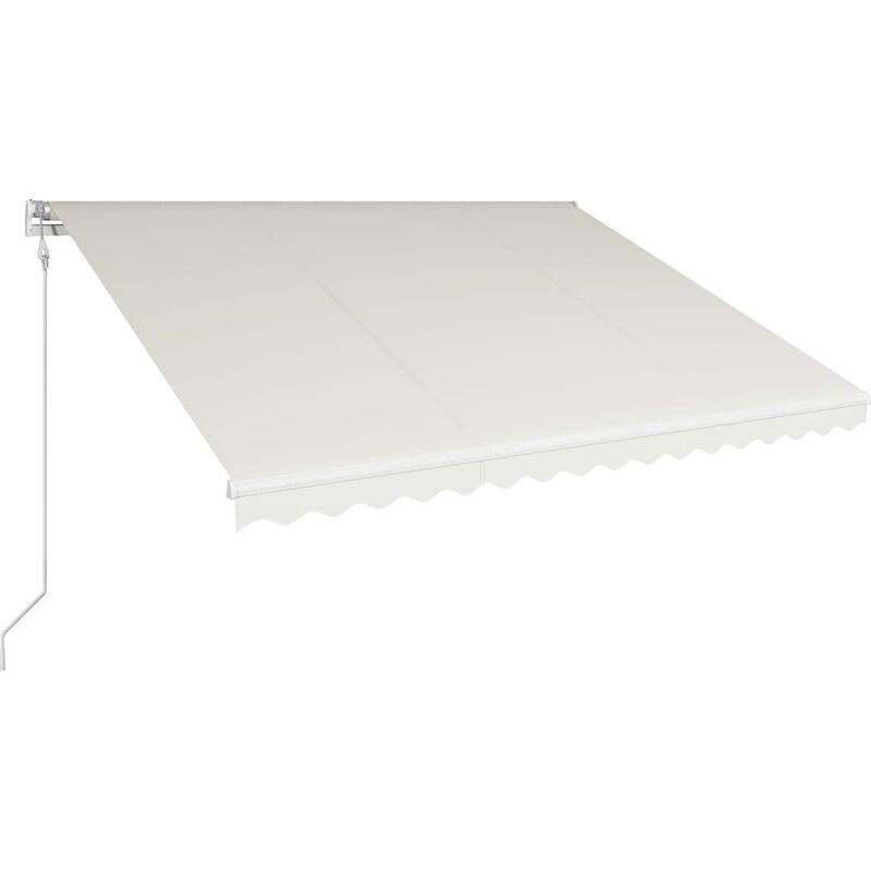 

Toldo automatico retractil color crema 400x300 cm