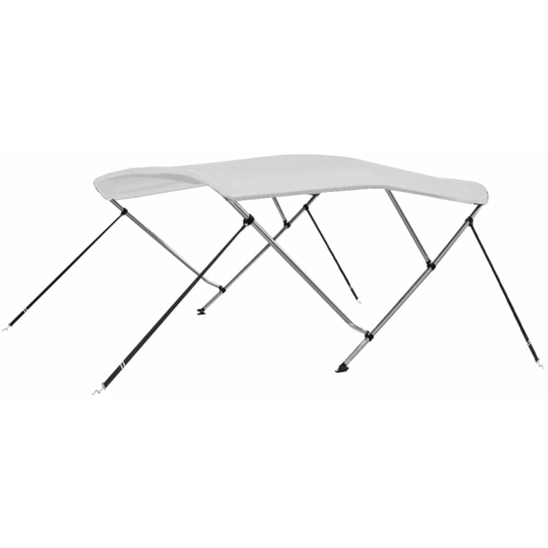 

Toldo Bimini de 3 arcos blanco 183x160x140 cm