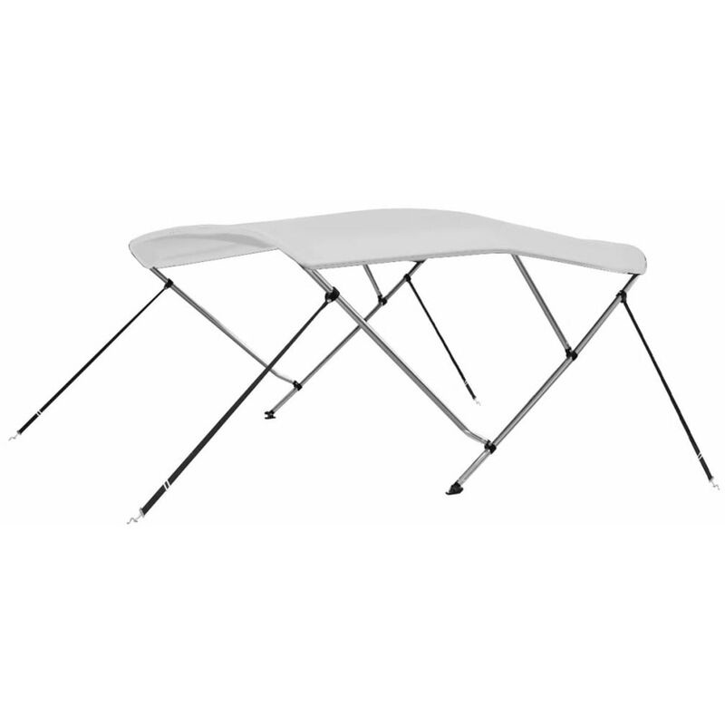 

Toldo Bimini de 3 arcos blanco 183x196x137 cm