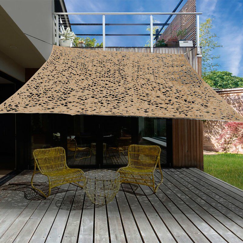 

Toldo cuadrado camuflaje poliéster 3m Color ARENA