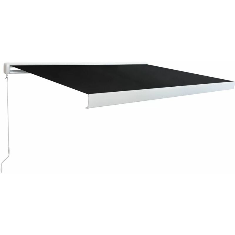 

Toldo de carrete manual 300 cm gris antracita