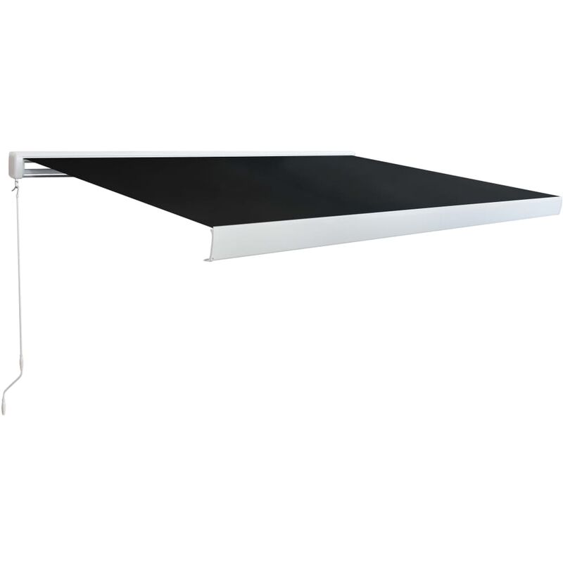 

Toldo de carrete manual 300 cm gris antracita
