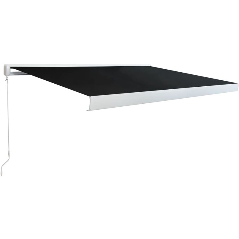 

Toldo de carrete manual 300 cm gris antracita - Gris