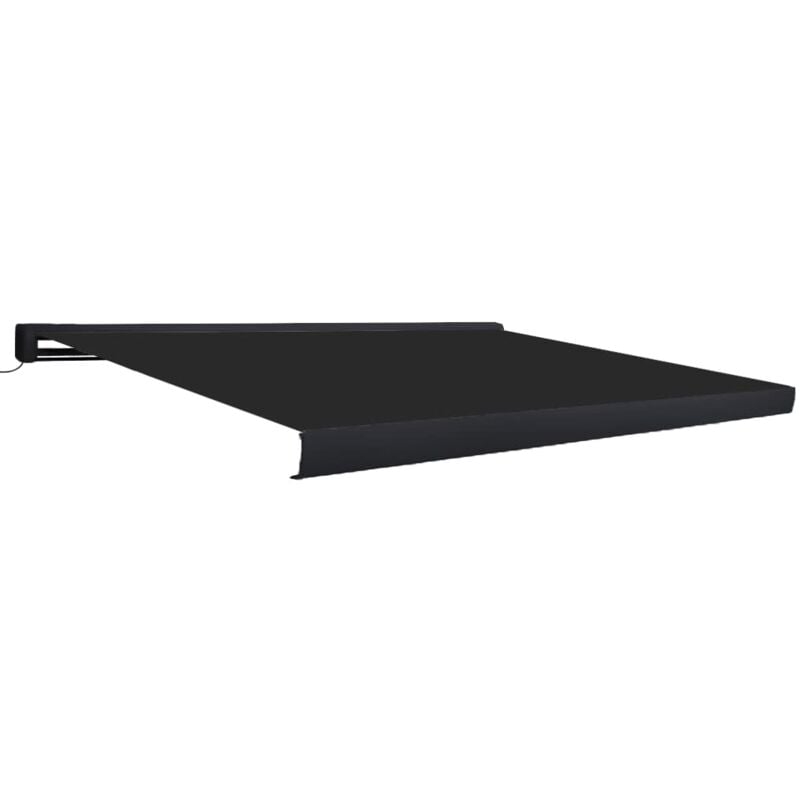 

Toldo de carrete motorizado gris antracita 300x250 cm - Antracita - Vidaxl