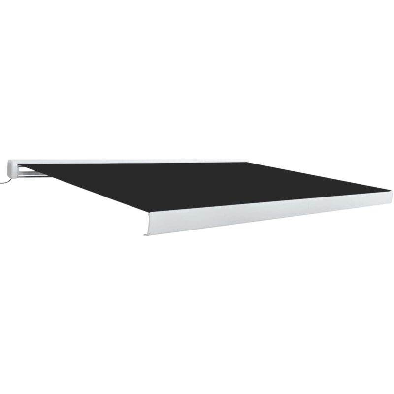 

Toldo de carrete motorizado gris antracita 400x300 cm - Antracita - Vidaxl