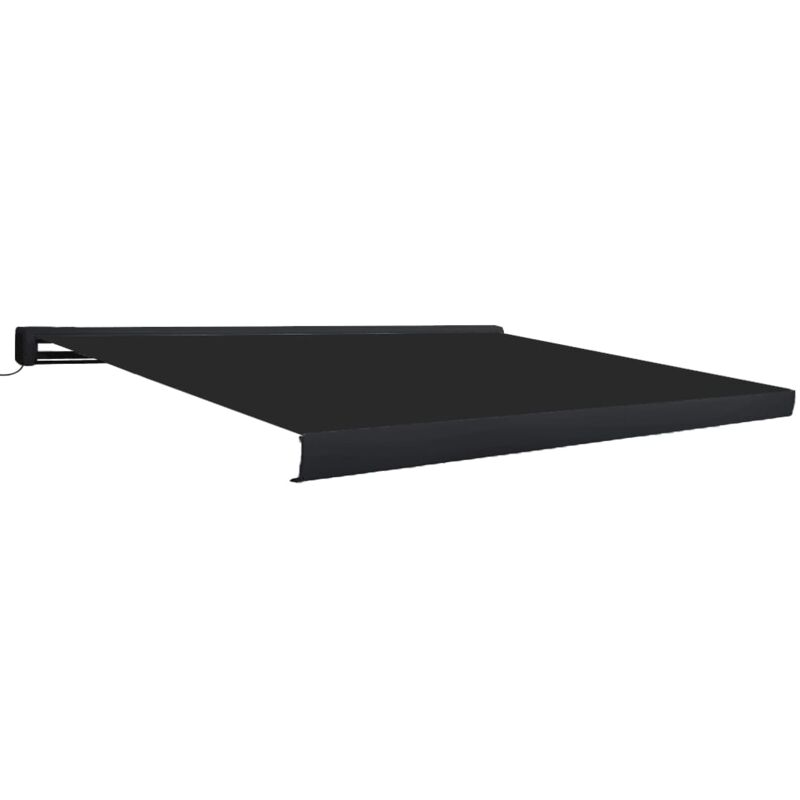 

Toldo de carrete motorizado gris antracita 400x300 cm - Antracita - Vidaxl