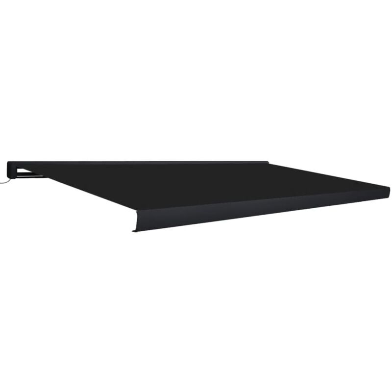 

Toldo de carrete motorizado gris antracita 500x300 cm - Antracita - Vidaxl