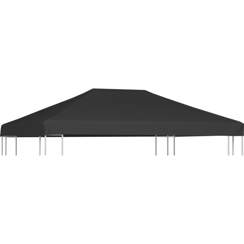 

vidaXL Toldo de Cenador 310 g/m² 4x3 m Gris - Gris