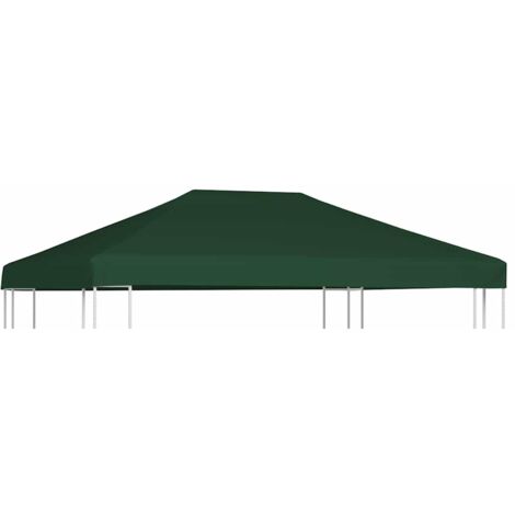 Toldo de cenador 310 g/m² 4x3 m verde