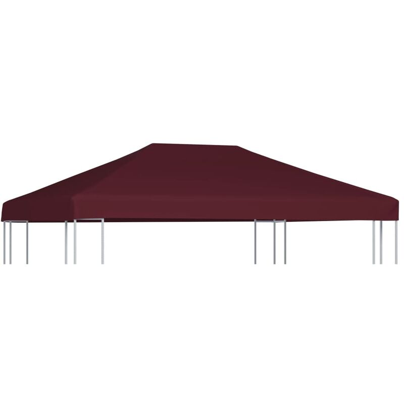 

Toldo de cenador burdeos 310 g/m2 3x4 m
