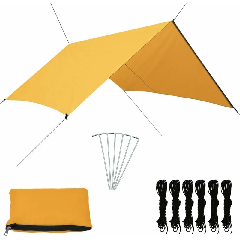 

Toldo de jardín amarillo 3x2,85 m