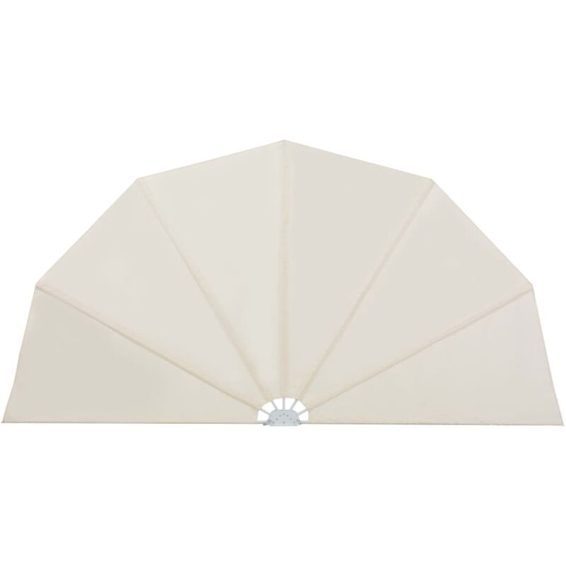 

vidaXL Toldo lateral plegable terraza color crema 160 cm - Crema