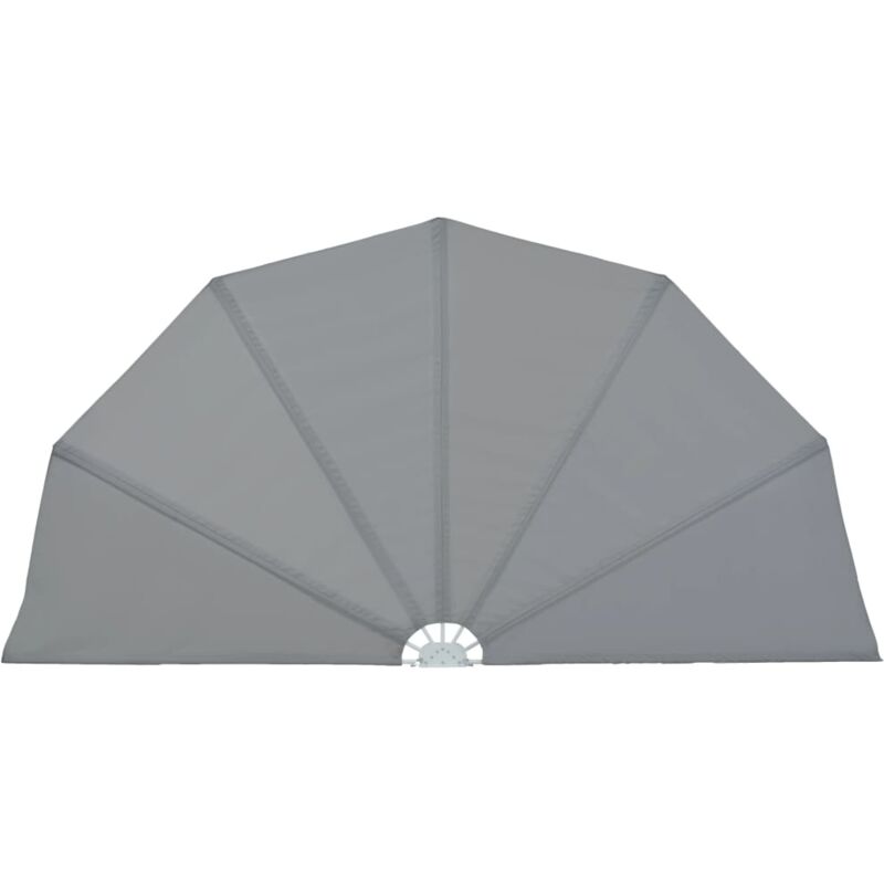 

Toldo lateral plegable terraza gris 160 cm - Gris - Vidaxl