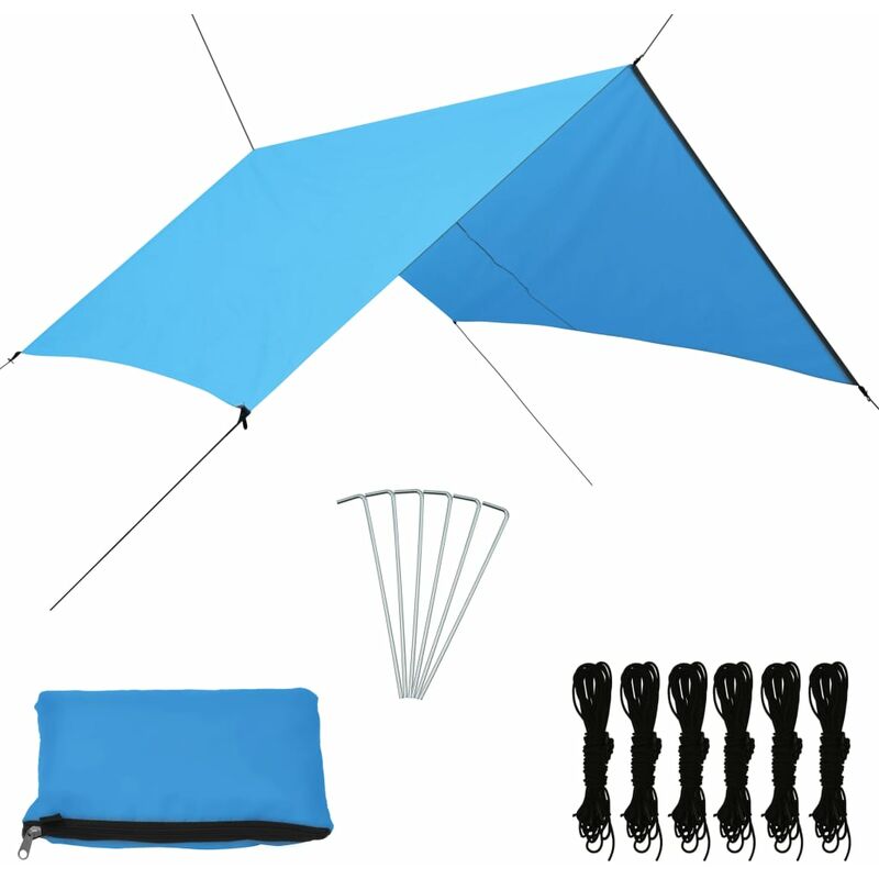 

Toldo de jardín azul 3x2,85 m - Azul - Vidaxl
