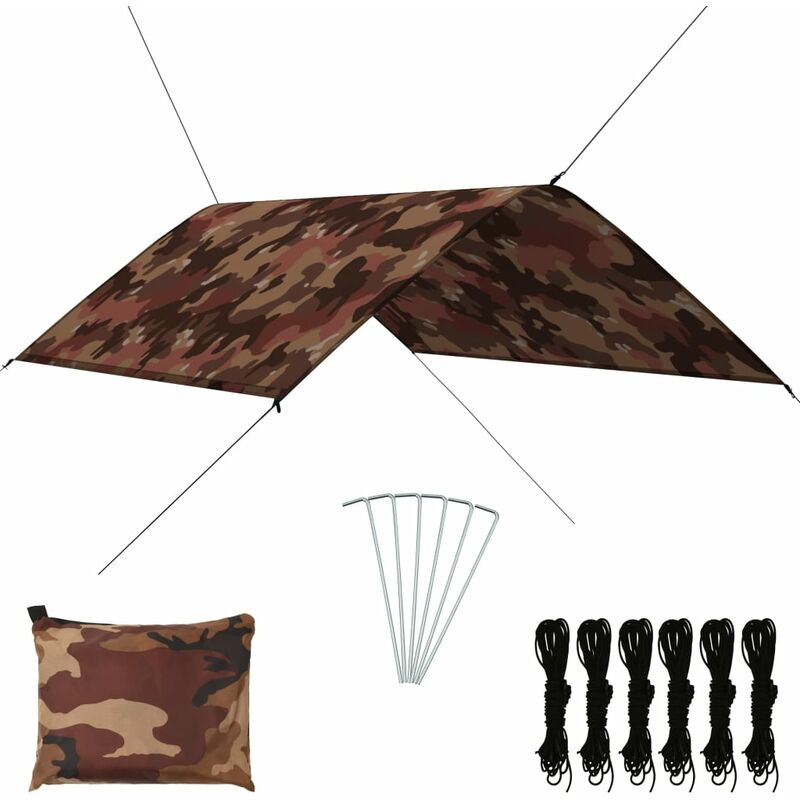 

Toldo de jardín camuflaje 3x2 m - Multicolor - Vidaxl