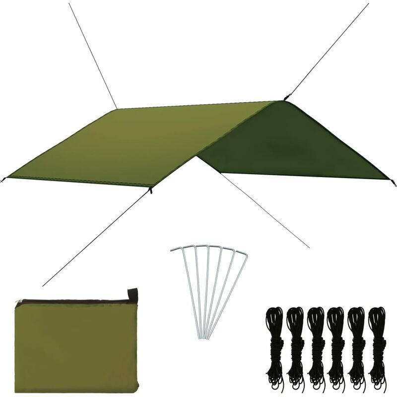 

Toldo de jardín verde 4x4 m