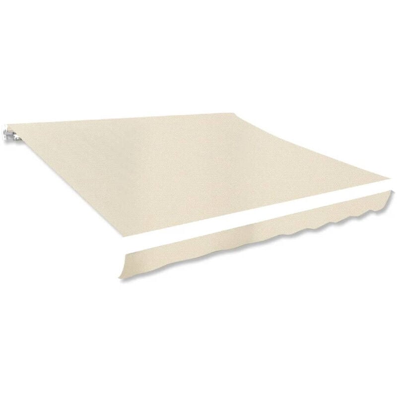 

Toldo de lona color crema 350x250 cm