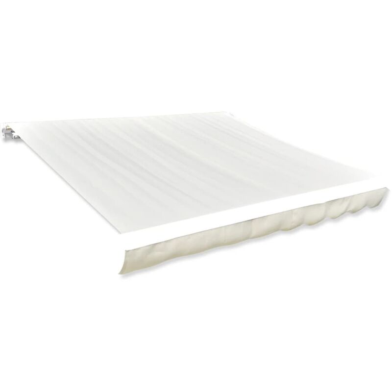 

Toldo de lona color crema 6x3 m sin armazón