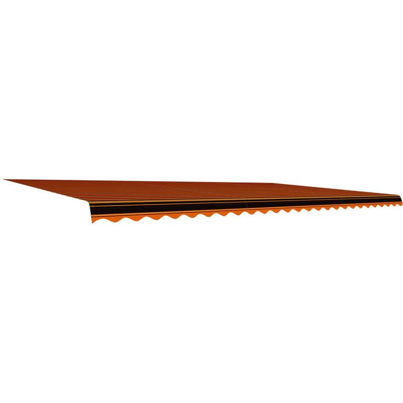 

Toldo de lona naranja y marrón 600x300 cm