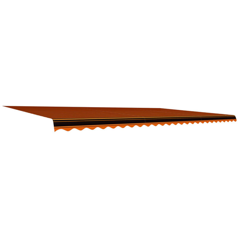 

Toldo de lona naranja y marron 600x300 cm