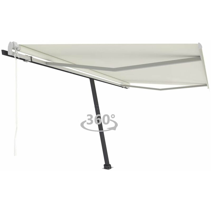 

Toldo de pie automatico crema 400x300 cm