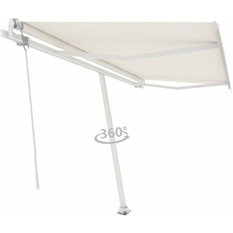 

Toldo de pie automatico crema 400x350 cm