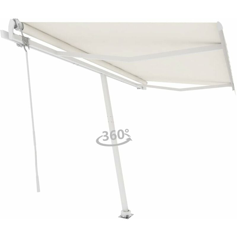

Toldo de pie automatico crema 450x350 cm