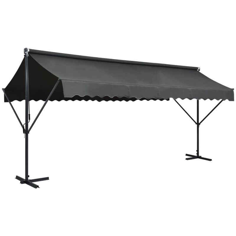 

Bh Design - Toldo de pie independiente gris antracita 500x300 cm