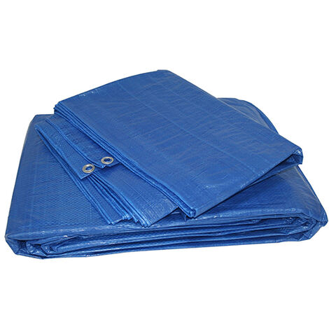 Toldo de protección - Azul - 120 g/m² - 5x8 m