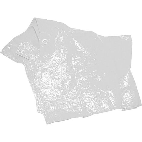 Toldo de protección - Blanco - 6x10 m