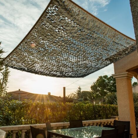Toldo de sombra perforado topo 120g/m2 WERKA PRO 3 x 4m
